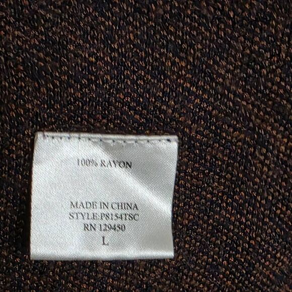 Como Vintage Open Front Aztec Knit Vest L - Picture 6 of 7